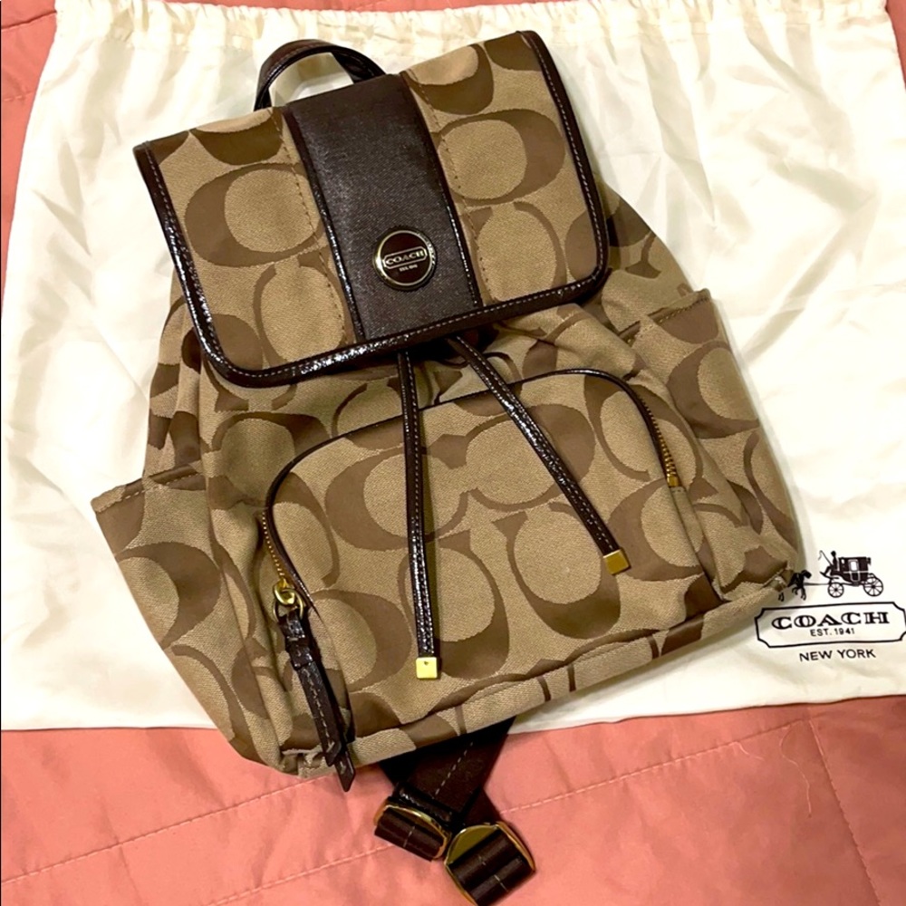 Coach 100% Original backpack purse